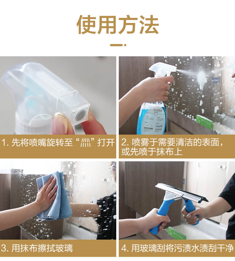 擦玻璃窗用什么清潔劑？Drdirt 即噴即用高效玻璃清潔劑