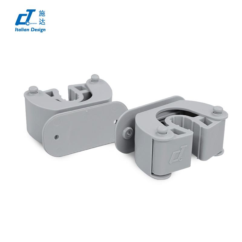 拖把夾扣連底座  配膠水+螺絲 2個(gè)裝 PH 0020